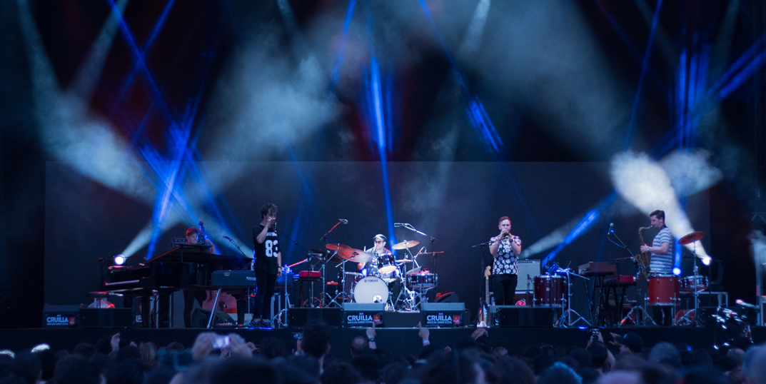 Jamie Cullum y la banda en Cruilla Barcelona Summer Festival 2015